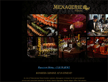 Tablet Screenshot of menageriecaterers.com